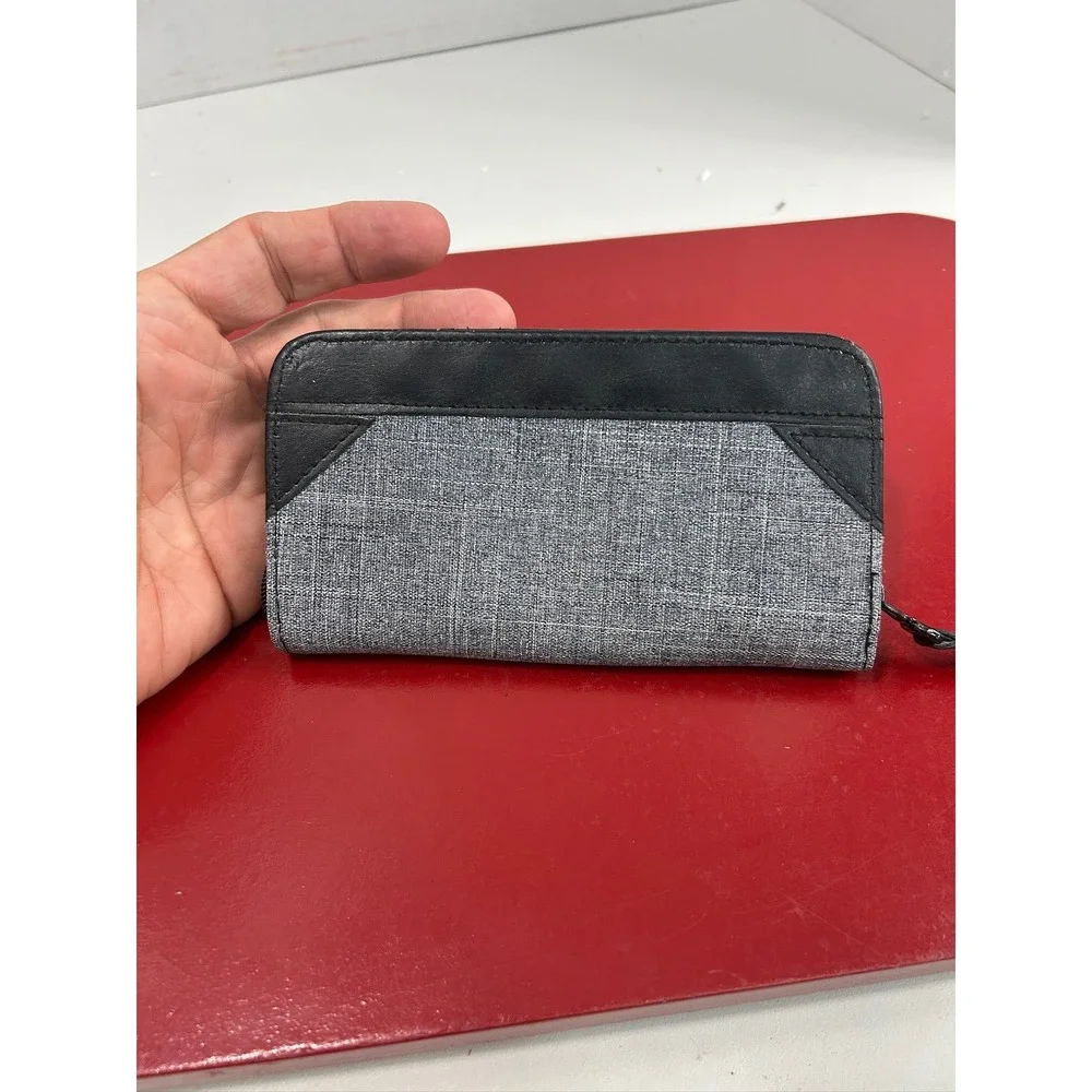 Orben Wallet Bifold Mens Zip‎ Around Organizer ID Holder Slim Purse New